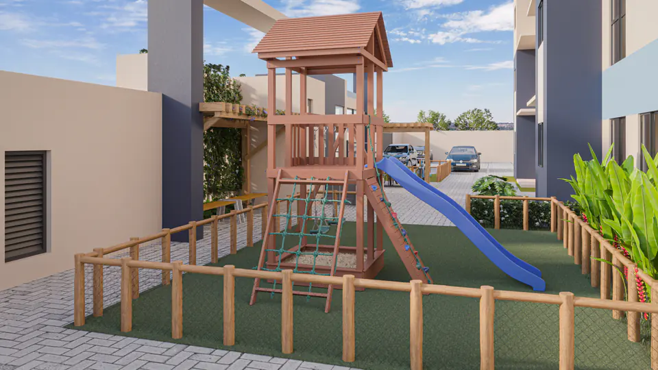 Espaço Kids e área infantil do Easy Serraria, Maceió/AL